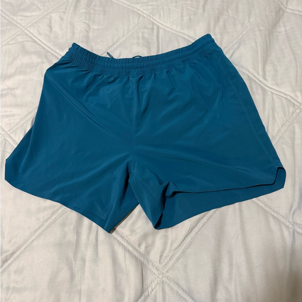 All in Motion Men's teal Blue Athletic Shorts